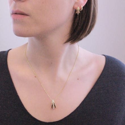 Aurielle Hoop Sets - Goud en Kristal