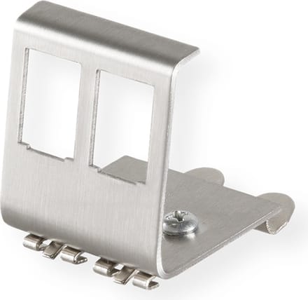 VALUE - DIN-rail adapter leeg, voor 2 keystones