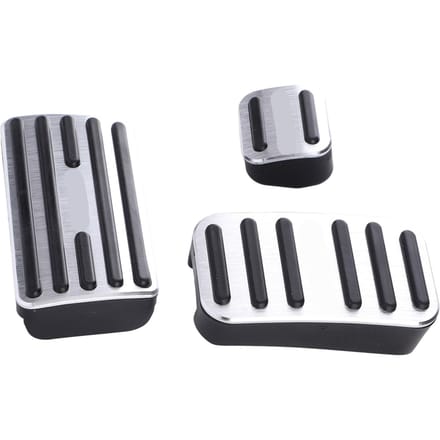 3 STUKS Rempedaal Aluminiumlegering Rubber Vervanging voor C?RV CRV 2012?2016 gray