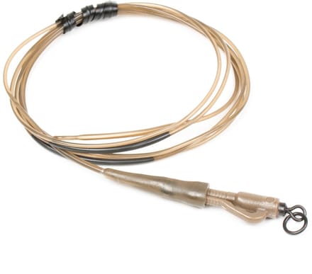 Korda Camo Leaders + Hybrid Leadclip - Clay Brown - 40lb - Bruin