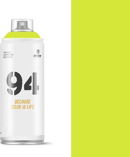 MTN94 Psycho Groene spuitverf - 400ml lage druk en matte afwerking