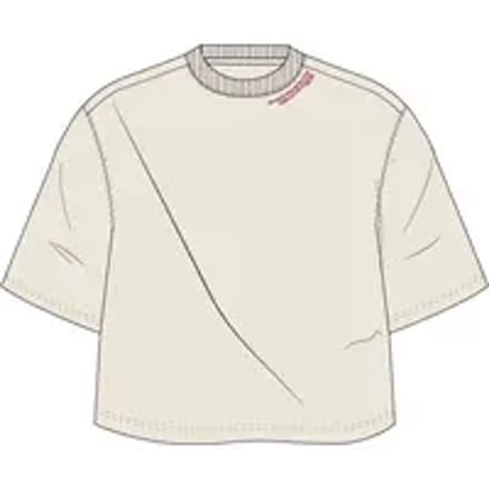 Oversize cropped t-shirt voor dames Björn Borg Jessie Jazz