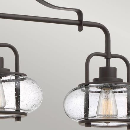 Quoizel LED Hanglamp Trilogy | 3X E27 Max 60W | Dimbaar | Olde Bronze