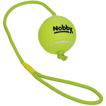 Tennisbal met werptouw voor honden Nobby Pet