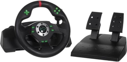 Esperanza EGW101 game controller Stuur Playstation,Playstation 3 Digitaal USB Zwart, Groen