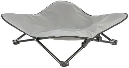 Campingbed voor honden 69x20x69 cm - Beige/Zwart