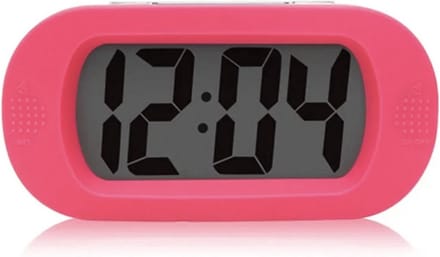 New Age Devi - Wekker - Digitaal - Snooze-functie - Nachtlicht - Roze