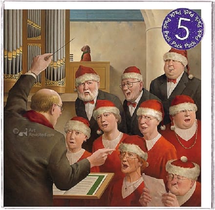 Art Revisited kerstkaart Marius van Dokkum - Goedgemutst 5 pack