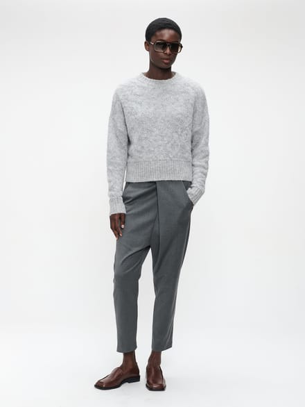 Klaus viscose pants | Dark Grey - Dark Grey / M