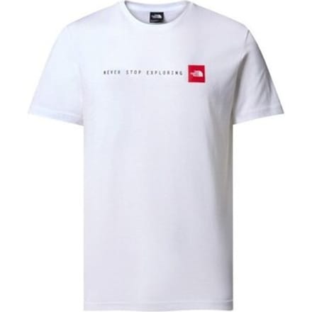 The North Face SS Never Stop Exploring Casual T-shirt Heren Wit 2XL