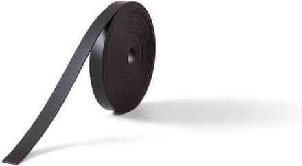 Nobo Magneetstrip zelfklevend - voor Whiteboard - 5 meter x 10mm - Zwart