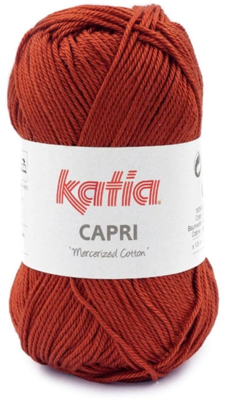 Katia Capri - 82187 tomaatrood - Katoen Garen