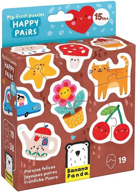 Eerste Puzzels voor Peuters - Leuke Paren 15m+