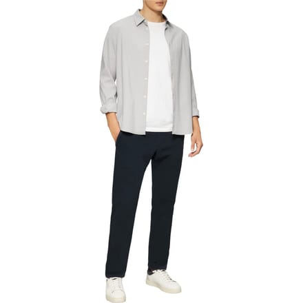 s.Oliver - male - Phoenix: getextureerde chino van stretchkatoen