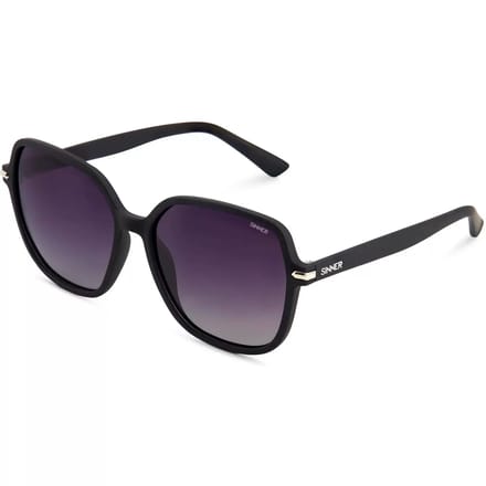 SINNER Barfleur- Zonnebril - Polariserende SINTEC®-lenzen - Mat zwart - Dames - One size - BIO based frame