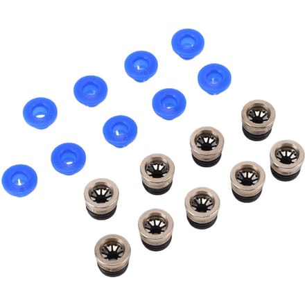 Jeu de 10 Têtes de Connecteur de Vanne Pneumatique pour Extrudeuse VORON Accessoires d'Imprimante 3D PTFE ECAS04 blue