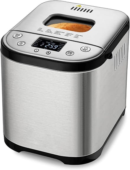 Broodbakmachine - Automatische machine - Zelf brood bakken - 15 programma's - 30x32x26 cm