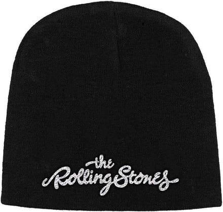 The Rolling Stones - Logo Beanie Muts - Zwart