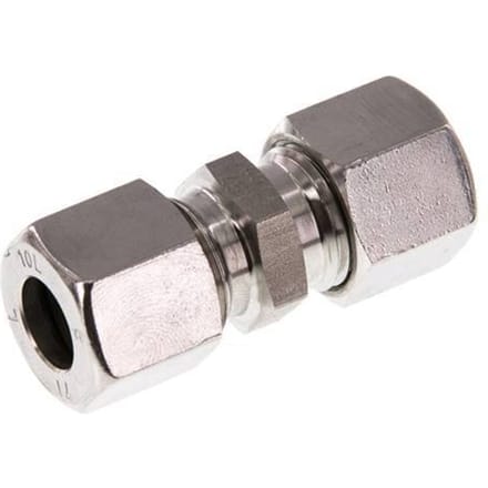 10L RVS Rechte Snijring Koppeling 315 Bar DIN 2353 - FL2S-C-ST-10-L