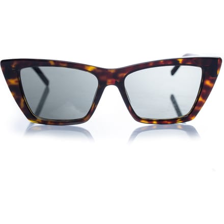 Saint Laurent, Mica schildpad zonnebril in bruin