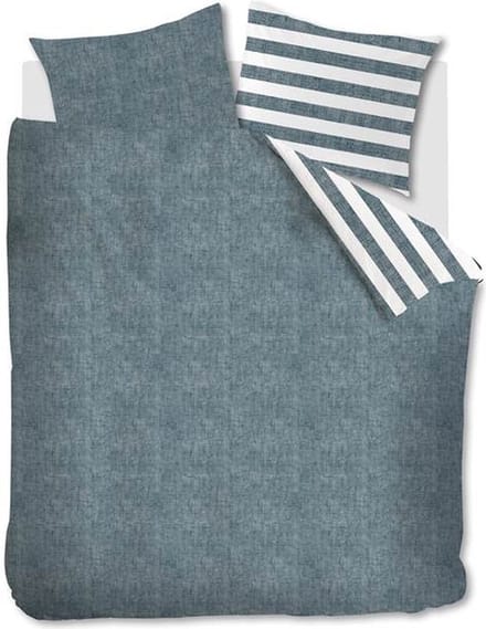 Snoozing Jason Dekbedovertrek - Extra breed - 260x200/220 cm - Blue