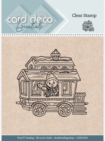Card Deco Essential - Clear Stamp - Train Wagon