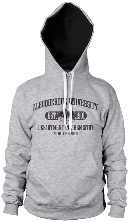 Breaking Bad Albuquerque Unive en Hoodie van de afdeling Scheikunde SH-3-15682-H22-13rsit