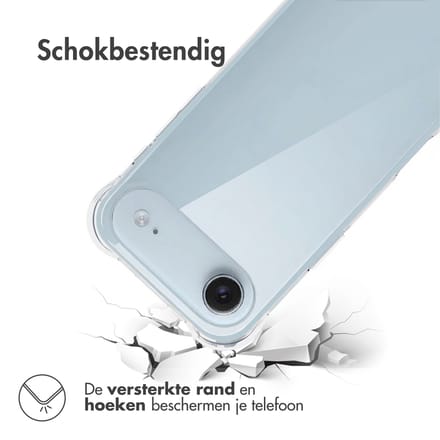 imoshion Hoesje - Geschikt voor Apple iPhone 17 Air - Shockproof Case - Transparant