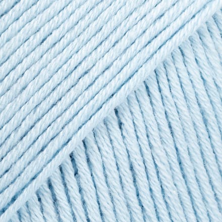 DROPS Safran Uni Colour - 76 poederblauw - Katoen Garen