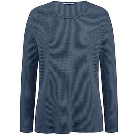 Trui ronde hals Van Peter Hahn blauw