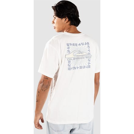 Quiksilver Evo Border Lines T-Shirt wit