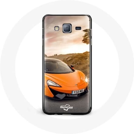 Coque - McLaren - Samsung Galaxy J3 2016 - Orange - Rigide - Sportif orange