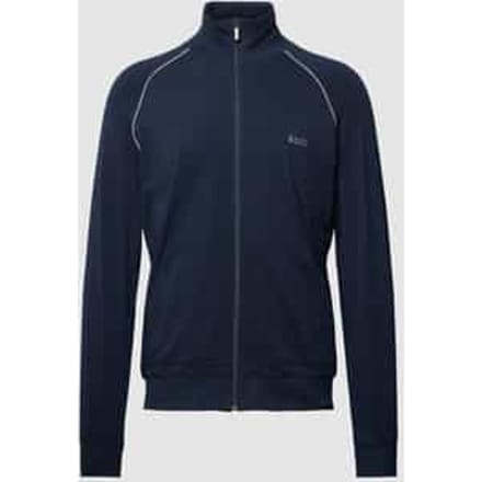 Sweatjack met labelstitching, model 'Mix&Match'