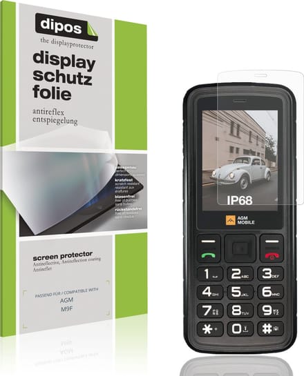 dipos – 4x Matte Beschermfolie geschikt voor AGM M9F | Krasbestendige & antireflecterende Screenprotector Ultra-Thin