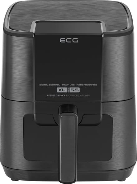 ECG AF 5500 Crunchy, Hot air fryer, 5,5 L, 80-200 °C, 60 min timer