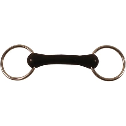 Zacht rubberen bit voor pony Umbria Equitazione
