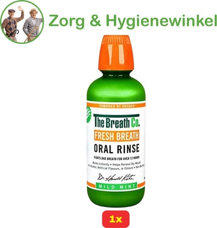 The Breath Co Mondwater | MILD MINT | Fles 500ML