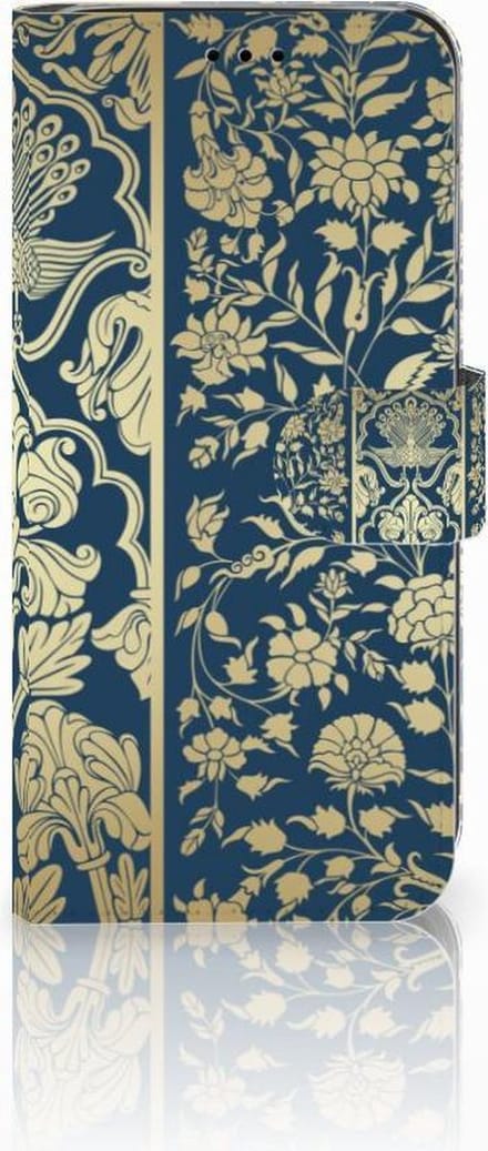 Huawei P20 Lite Hoesje Beige Flowers