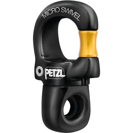 Petzl micro swivel zwart