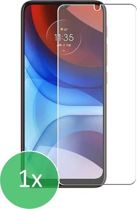 Geschikt Voor: Motorola Moto E7i Power - 1x Screenprotector - screen protector - glas - bescherm - beschermglas