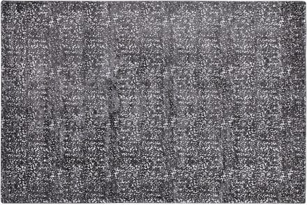 ESEL - Laagpolig vloerkleed - Grijs/Zilver - 140 x 200 cm - Viscose