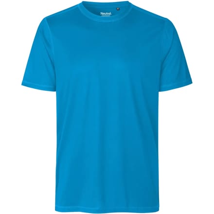 Herensportshirt 'Performance' met korte mouwen Sapphire - S