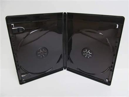 Dailygoody - Viva Elite Double Disc Black DVD Case - 10 Stuks - Professionele DVD Verpakking