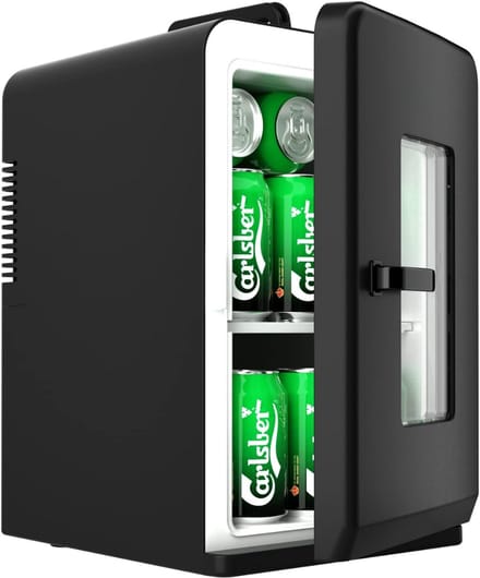 Lexium Mini Fridge for Drinks - Kleine Koelkast - Mini Koelkasten - Minibar - Mini Fridge - Mini Koelkast - Mini Koelkastje -