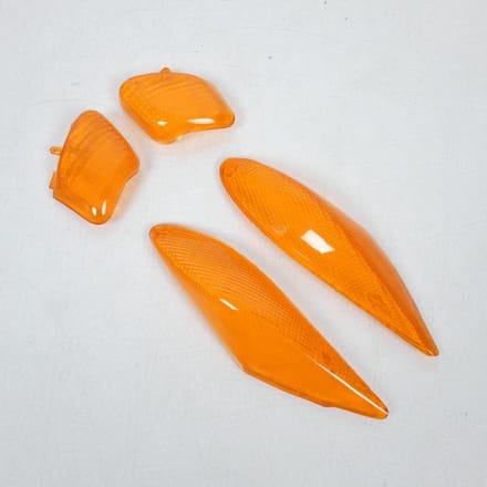 Knipperlicht-kapset voor en achter voor MBK 50 Next Generation Orange scooter
