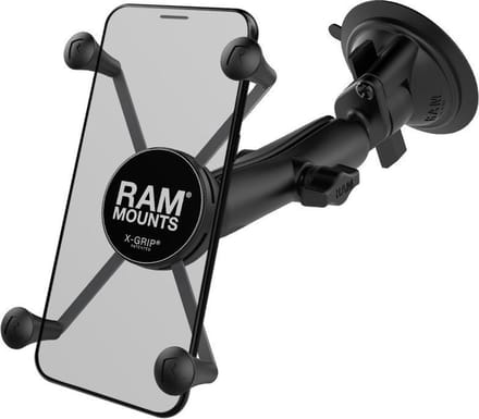 X-Grip zuignapset large smartphones, lange arm RAM-B-166-C-UN10U -