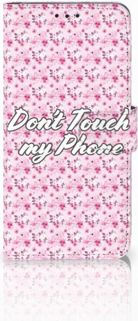 Samsung Galaxy S10 Plus Portemonnee Hoesje Flowers Pink DTMP
