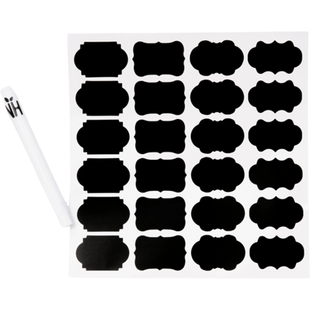 Natural Heroes Krijt Labels (Set) - Gemixt (incl. stift)