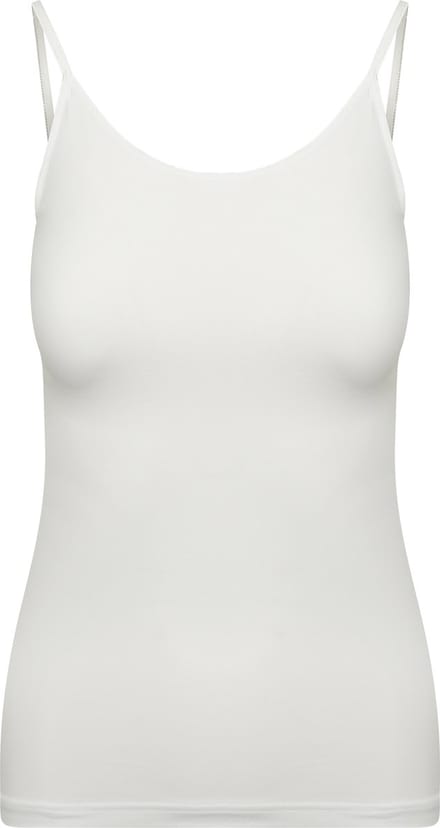 RJ Pure Color Dames Spaghetti Top Wit M