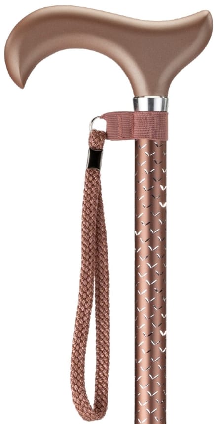 MultiMotion Spark wandelstok met elegante uitstraling - Roze - Luxe afwerking door gravering in buis